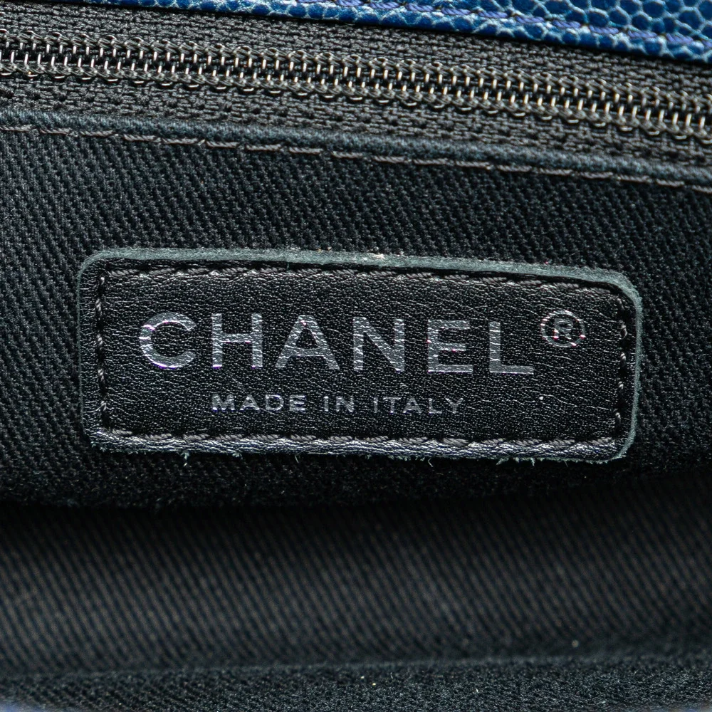 Pre-Loved Chanel Quilted Iridescent Caviar Chic Shopping Tote